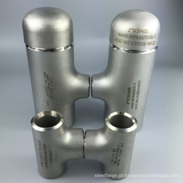 Aço inoxidável montagem reduzindo o encaixe de tubulação Tee para ASME B16.9 (KT0152)